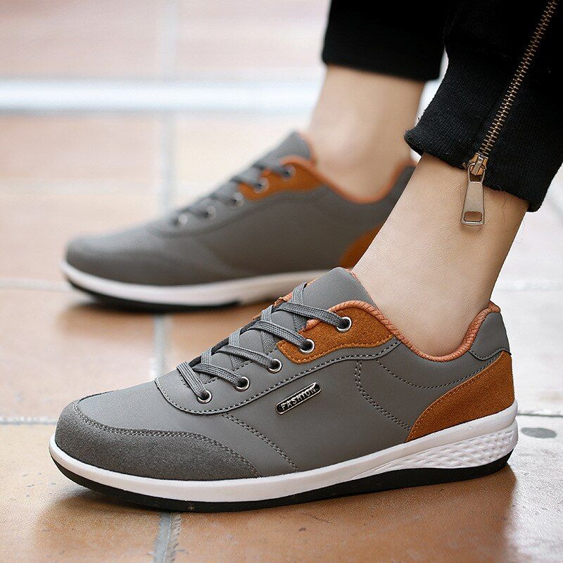 Casual Leather Sneakers - Merkmak Shoes