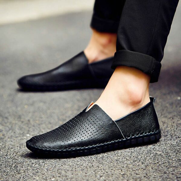 Casual Leather Loafers - Merkmak Shoes