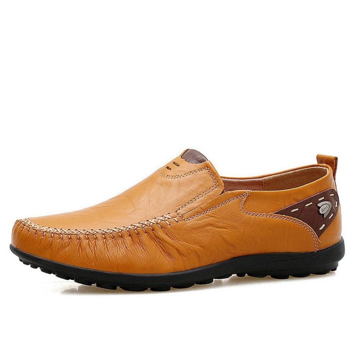 casual leather moccasins