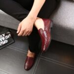 Red Leather Loafer