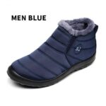 men blue boots