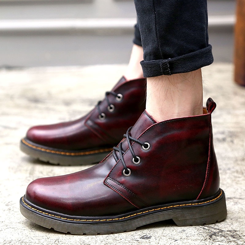 Warm Leather Boots - Merkmak Shoes