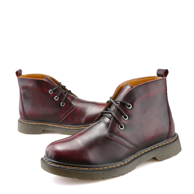 Warm Leather Boots - Merkmak Shoes