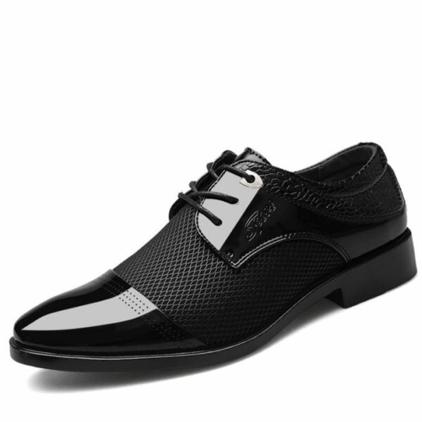 Leather Oxford Shoes With Breathing Holes - Merkmak Shoes