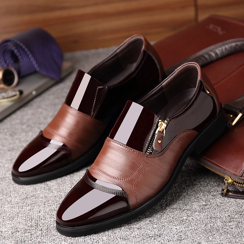 Formal Party Shoes With Zipper - Merkmak Shoes