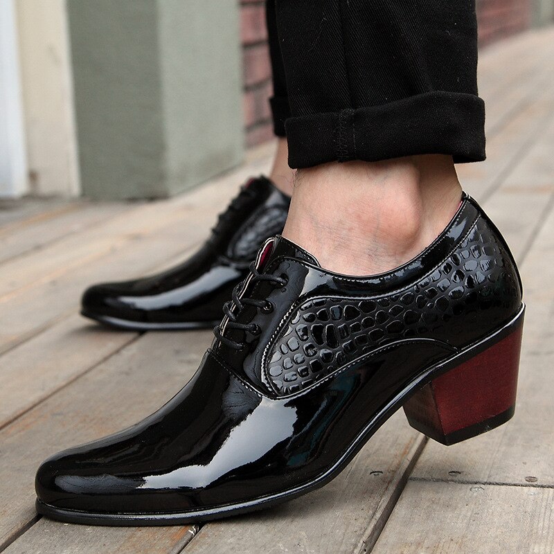 Oxford Leather Shoes With Heel - Merkmak Shoes