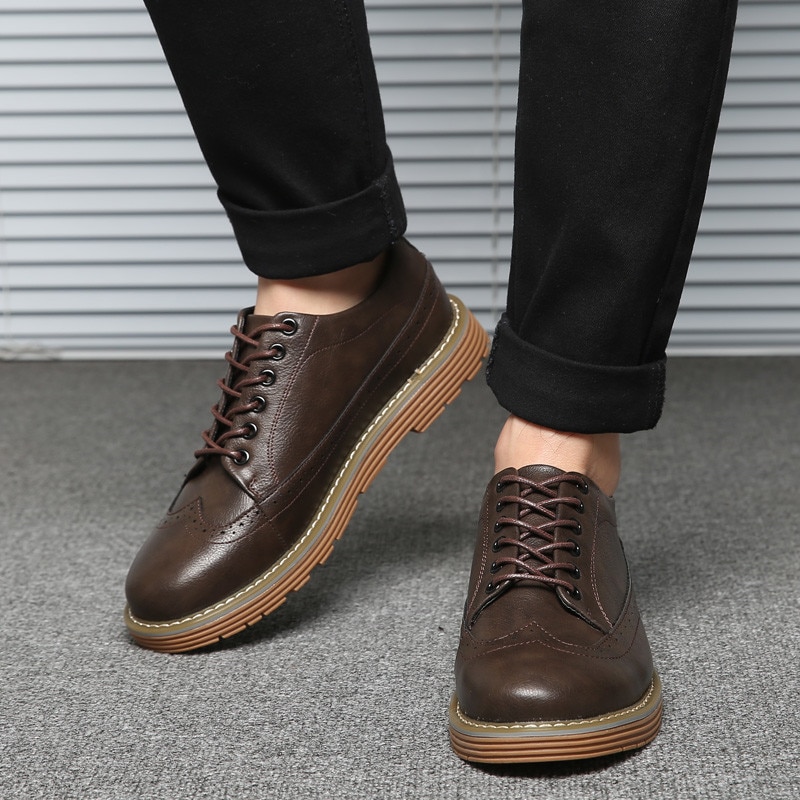 Vintage Leather Brogues – Merkmak Shoes