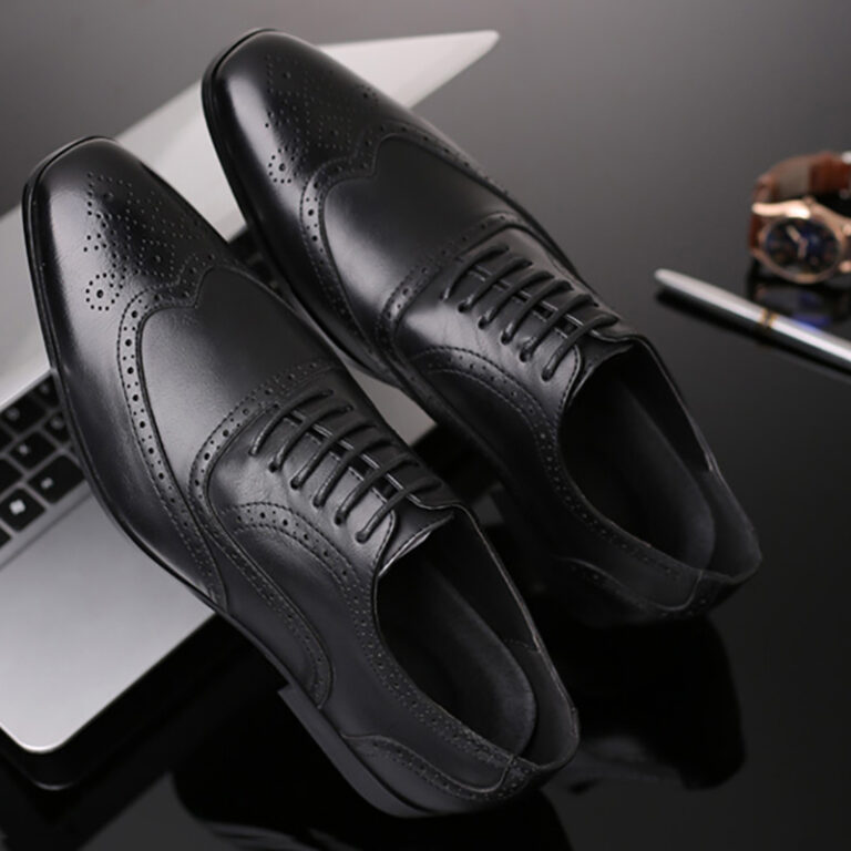 Retro Formal Leather Shoes - Merkmak Shoes