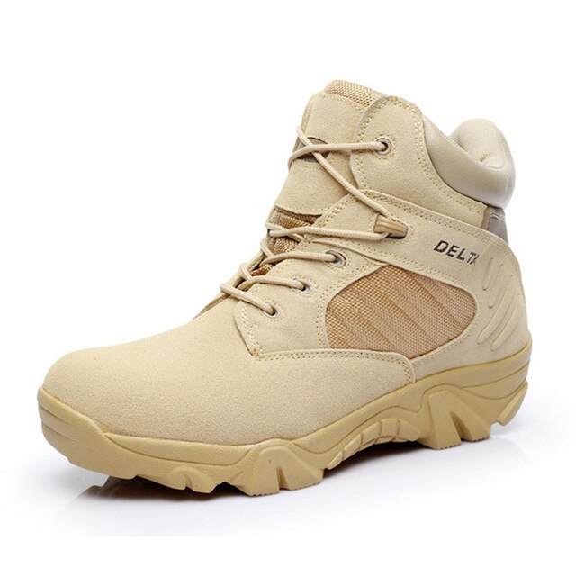 Desert High-Ankle Combat Boots - Merkmak Shoes
