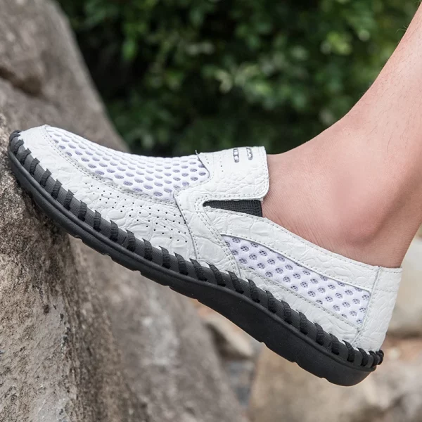 Outdoor-Ready Mesh Loafers