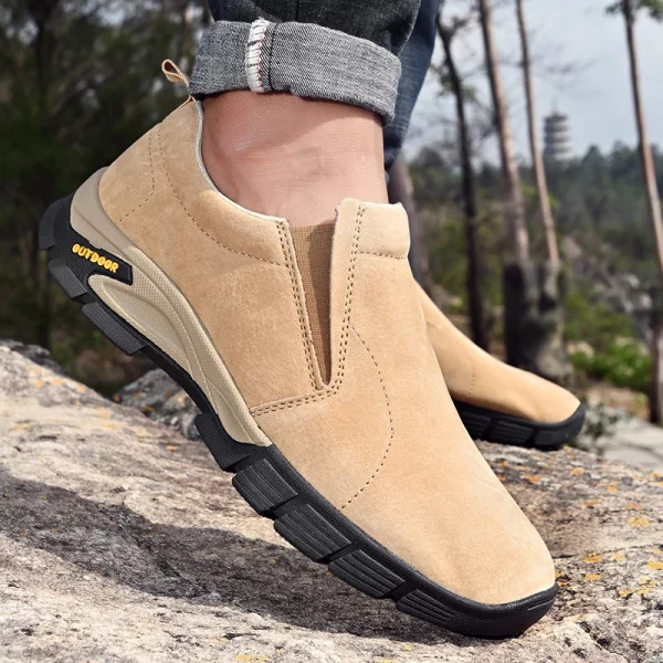 Genuine Suede Loafers for Men