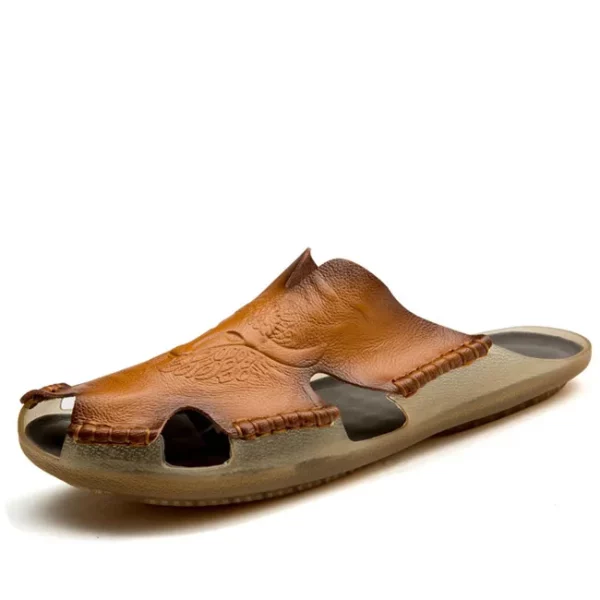 Comfortable Leather Summer Slippers