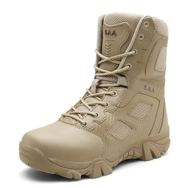 Rugged Combat Training Ankle Boots