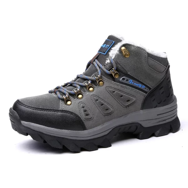 Lace-Up Faux Suede Ankle Hiking Boots