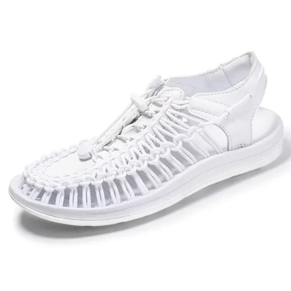 Braided Cord Elastic Sandals