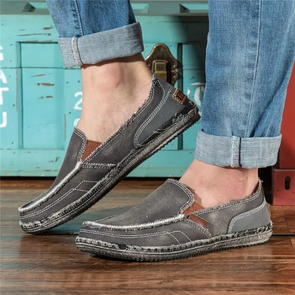 Classic Men’s Canvas Slip-On Shoes