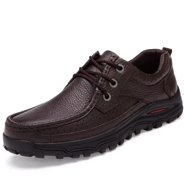 Genuine Cow Leather Slip-On Shoes