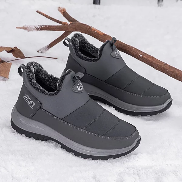 Men’s Waterproof Fur-Lined Winter Boots
