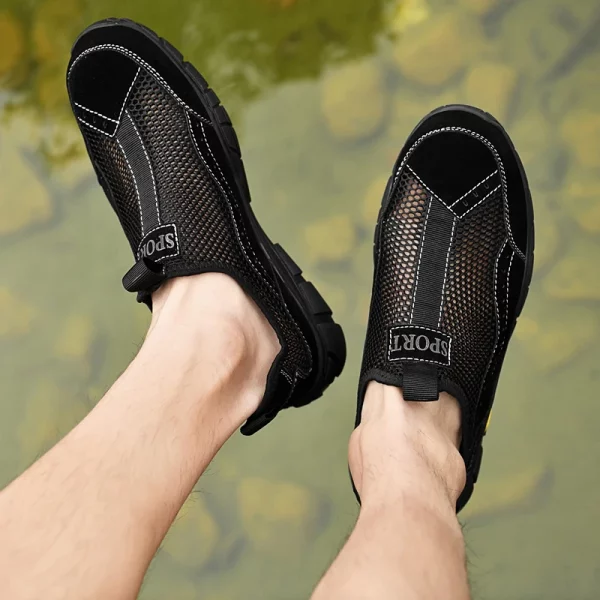 Breathable Mesh Slip-On Shoes