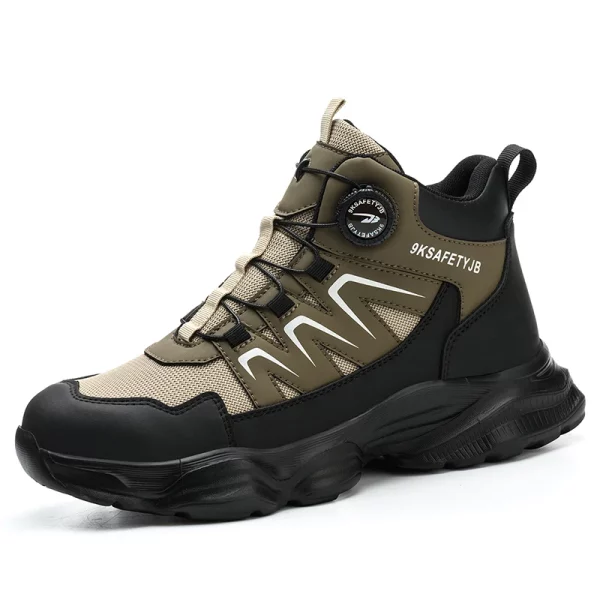 Rotating Button Indestructible Safety Boots