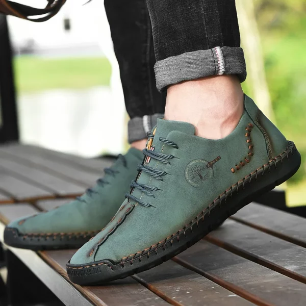 Comfortable Handmade PU Loafers